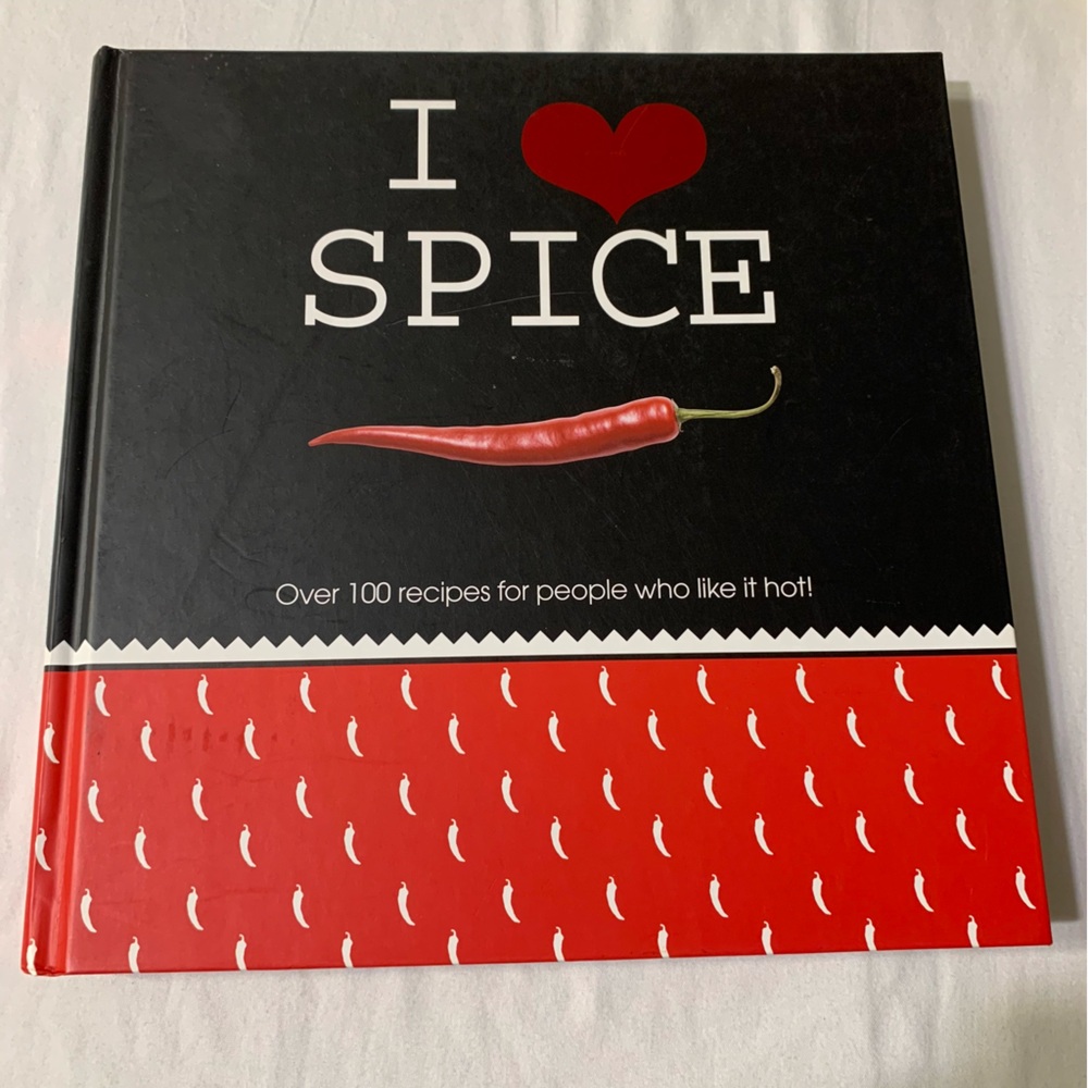 I Love Spice Cookbook - Red & Black Spicy‎ Gift